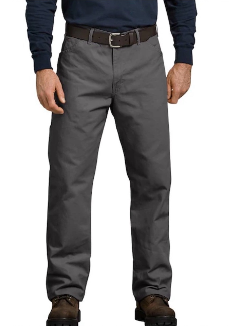 Dickies Men's Relaxed Fit Gray Work Jeans